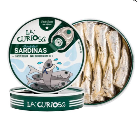 La Curiosa Small Sardines in EVOO (150gr)