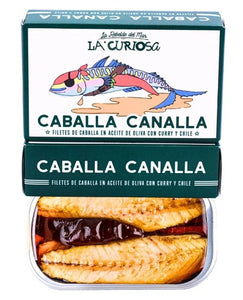 La Curiosa Mackerel Fillets with Curry and Chili (150gr)