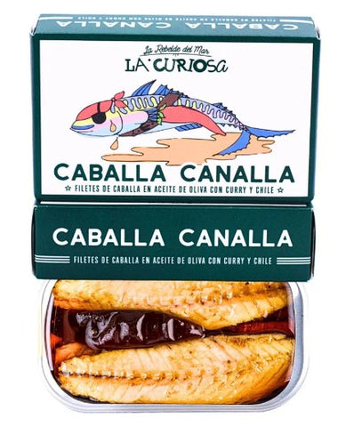La Curiosa Mackerel Fillets with Curry and Chili (150gr)