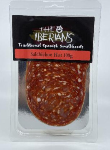 The Iberians - Salchichon Hot Sliced (Salami) 100gr