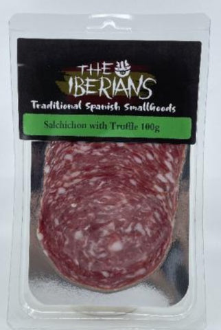The Iberians - Truffle Salchichon Sliced (Salami) 100gr