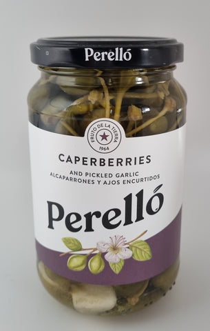 Perello - Caperberries and pickled garlic 370gr
